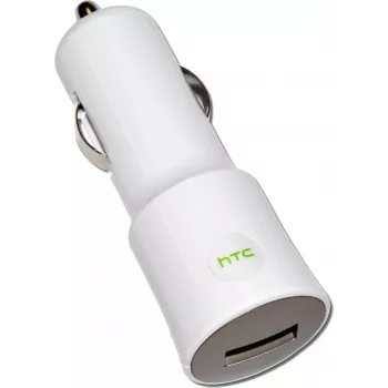 HTC auto nabíjačka CC C120, USB, 1000mA, biela, Bulk (CC C120)