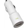 HTC auto nabíjačka CC C120, USB, 1000mA, biela, Bulk (CC C120)