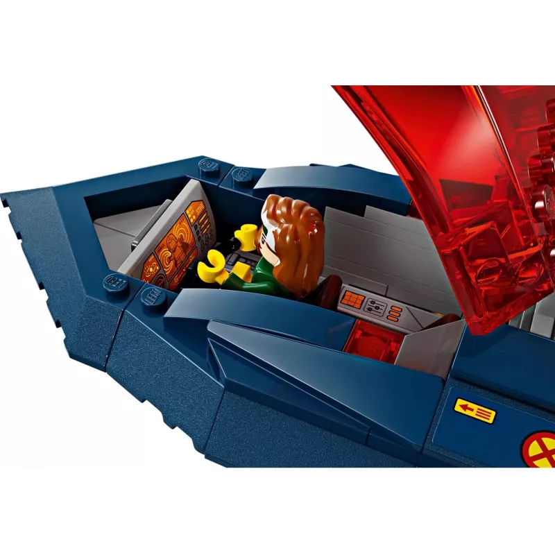 Stavebnica LEGO Marvel Super Heroes X-Jet 76281 s 5 minifigúrkami