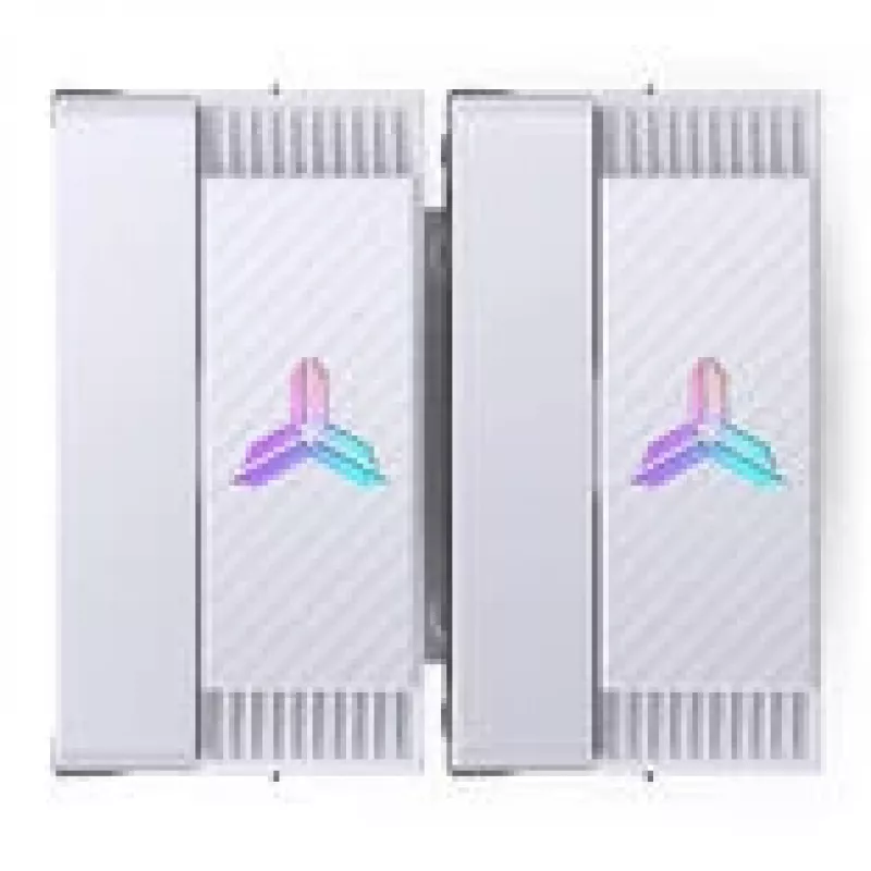 CPU chladič Jonsbo CR-3000E Dual-Tower ARGB White, Dual-Tower vzduchový chladič s ARGB osvetlením