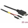 DeLOCK 85419 Napájací kábel USB Type-C na 2x jednoduchú kolíkovú lištu, 20 cm