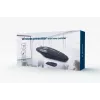 GEMBIRD bezdrôtový IR prezentér WP-L-11, 4 tlačidlá, 2,4 GHz RF USB prijímač, čierna, AAA batéria