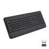 Logitech Signature K650 Bezdrôtová klávesnica, Bluetooth 5.1, QWERTZ, švajčiarska (CH), grafitová (920-010912)