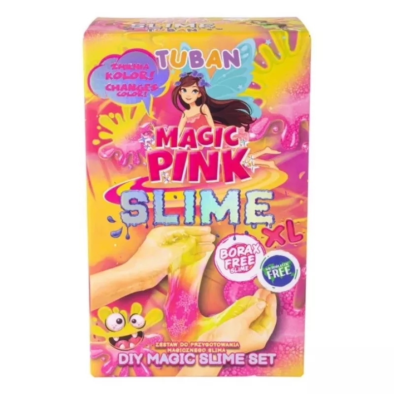 Slime DIY sada TUBAN TU3569 — Magic Pink XL, netoxická, bezpečná pre deti