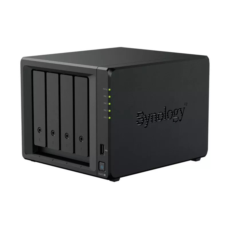 NAS storage server SYNOLOGY DS425+ — 4-Bay, Intel Celeron J4125 2,0–2,7 GHz, 2 GB DDR4, 0 TB, 2,5GbE, 2 M.2 sloty