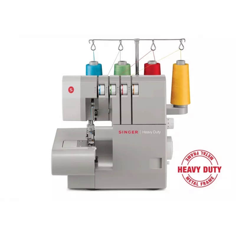 Overlockový šijací stroj SINGER 14HD854 Heavy Duty elektrický 120 W sivý