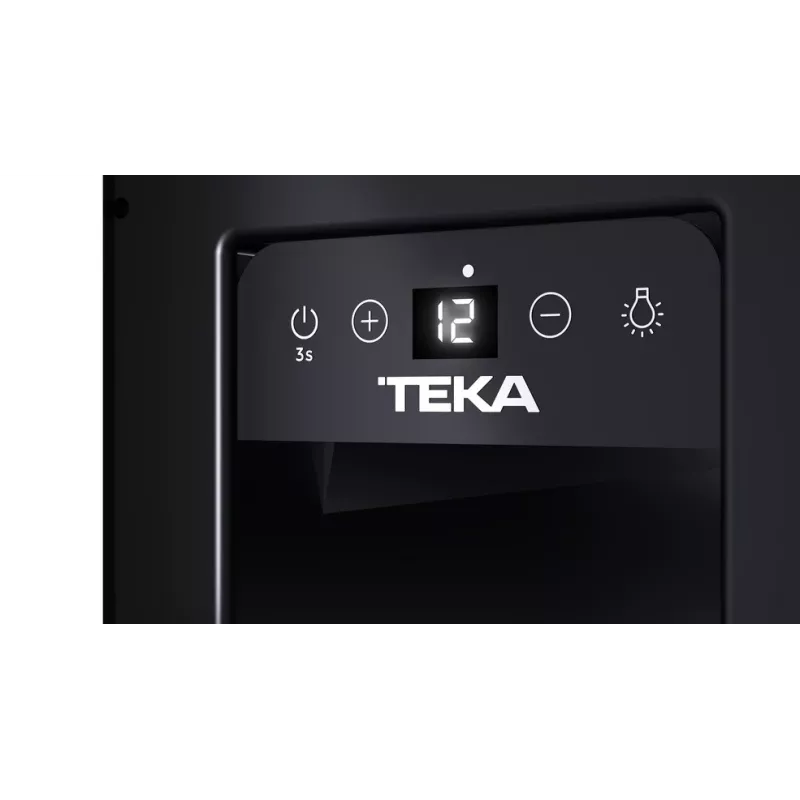 Teka RVU 10008 GBK termoelektrický chladič vína vstavaný čierny 8 fliaš