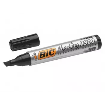 Permanentný marker BIC ECO 2300, čierny, 4–5 mm guľatý hrot