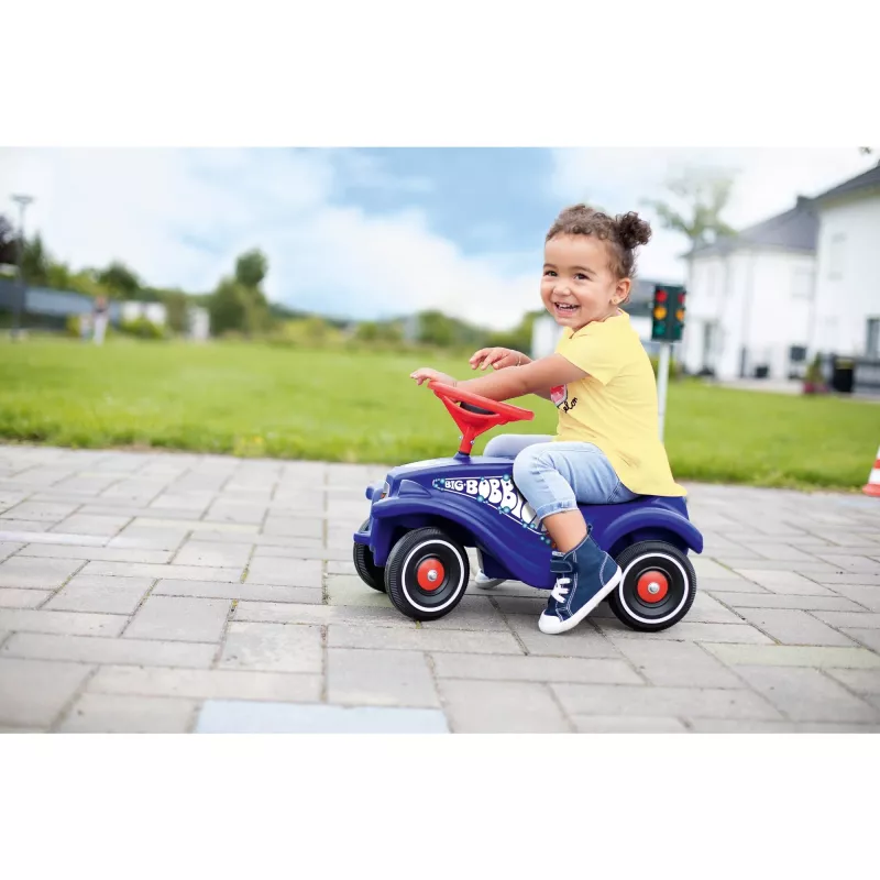 Šmýkacie auto Simba-Dickie BIG Bobby-Car, tlačný pohon, vek 1–5, 4 kolesá, modrá/červená