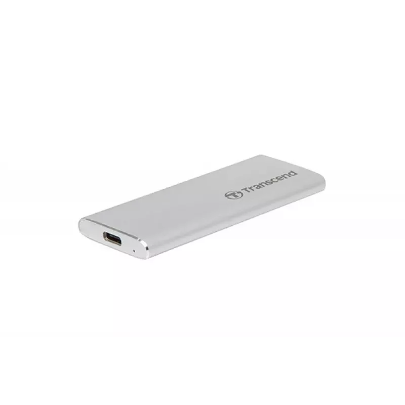 Prenosný SSD Transcend ESD260C 500GB USB Type-C 3.2 Gen 2, strieborný
