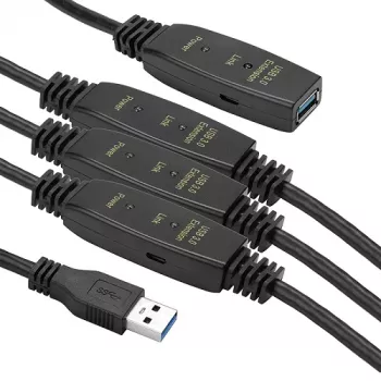 Kábel predlžovací USB 3.0 AF – AM, 30 m