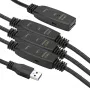 Kábel predlžovací USB 3.0 AF – AM, 30 m