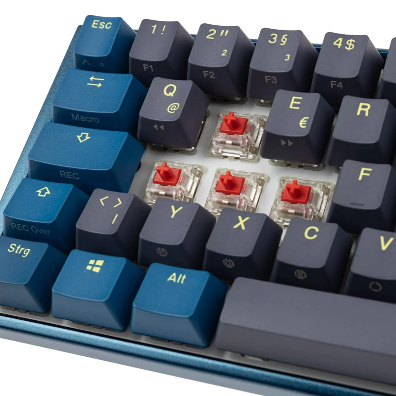 Ducky One 3 SF DayBreak klávesnica herná USB nemecká čierna modrá