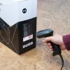 Ručný čítač čiarových kódov QOLTEC 50863 — 1D/2D skener, USB káblový, LED senzor, čierny, 5V, 1,8 m kábel