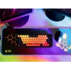TRACER GameZone Hexy1 RGB podložka pod myš a klávesnicu, 80 x 30 x 0,4 cm, čierna