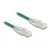 DeLOCK sieťový kábel RJ45 Cat.6A konektor samec na konektor samec 3 m zelený