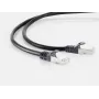 Ethernetový patch kábel ShiverPeaks CAT 7 0,25 m S/FTP, čierny