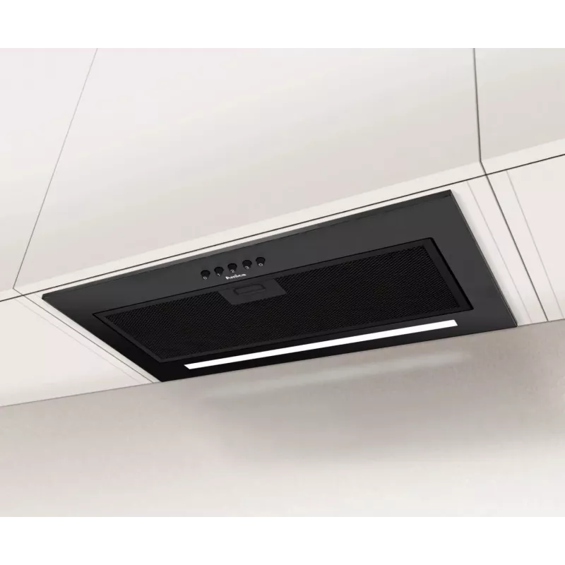 Amica OMC6271B vstavaný odsávač pár, 55 cm, 176 m3/h, 65 dB, 3 rýchlosti, LED osvetlenie, čierny