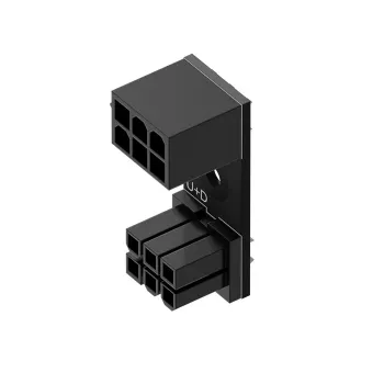 6‑Pin PCIe 180° adaptér U+D by Singularity pre GPU/PCIe napájací kábel (SC-A-PCIE6-UD)