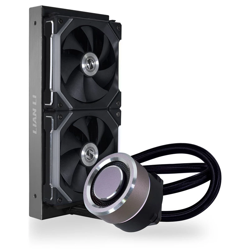 Lian Li Galahad AIO procesorový all-in-one kvapalinový chladič 12 cm čierny