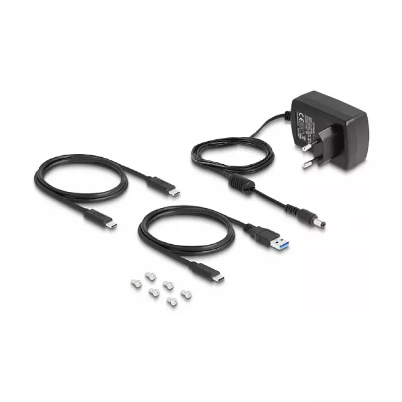 DeLOCK USB Type-C dokovacia stanica pre 1 x U.2 SSD čierna