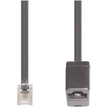 Telefónny kábel e+p T 19 6 m čierny