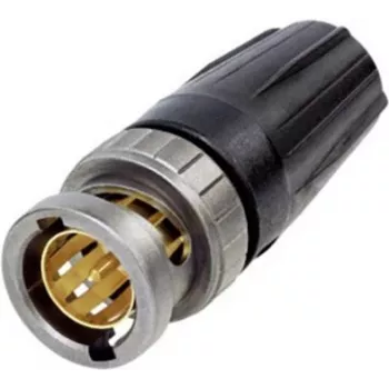 Neutrik BNC konektor samec, rovný, 75 Ohm, 1 kus (NBNC75BLP7X)
