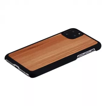 Puzdro na smartphone Man and Wood pre iPhone 11 Pro Max – Cappuccino čierna
