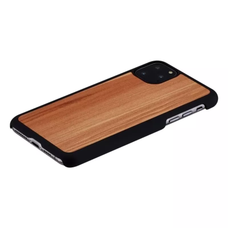 Puzdro na smartphone Man and Wood pre iPhone 11 Pro Max – Cappuccino čierna