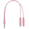 Deltaco GAM-030-P slúchadlá a headset káblové s čelenkou herné USB Type-A ružová (GAM-030-P)