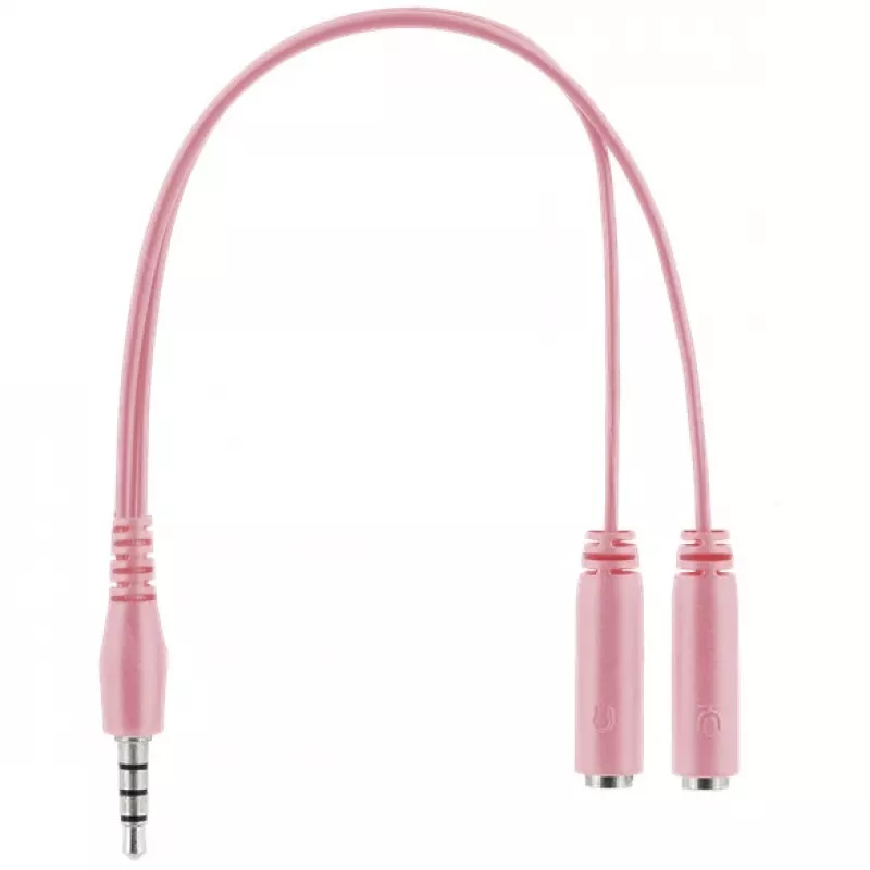 Deltaco GAM-030-P slúchadlá a headset káblové s čelenkou herné USB Type-A ružová (GAM-030-P)