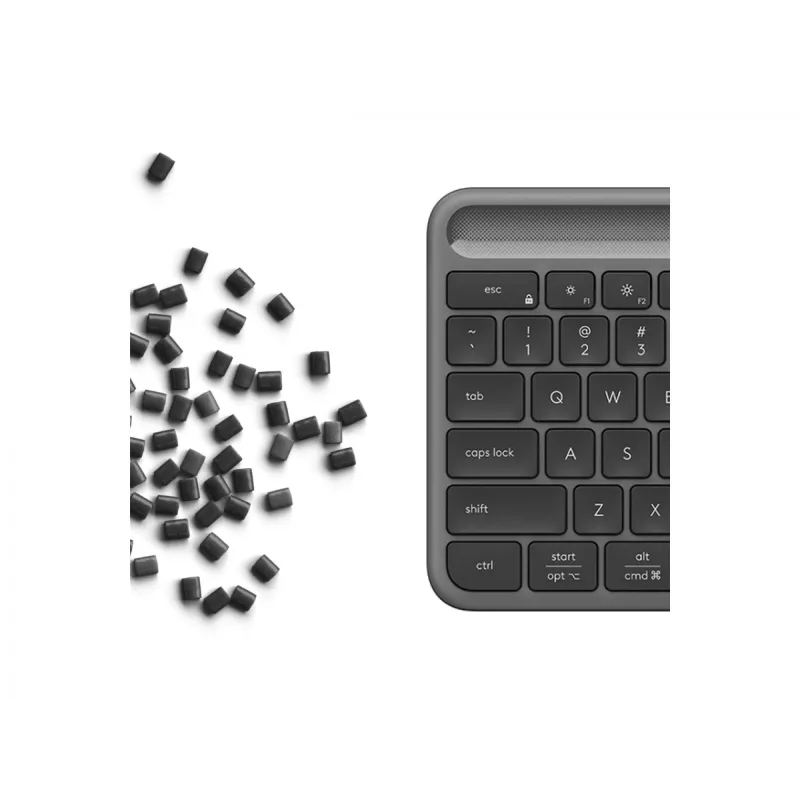 Logitech Signature Slim Solar+ K980 bezdrôtová klávesnica, nemecké QWERTZ, grafitová