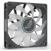 Valkyrie V12R ARGB 120 ventilátor do skrinky, obrátené lopatky, čierny, VK-FANV12RB