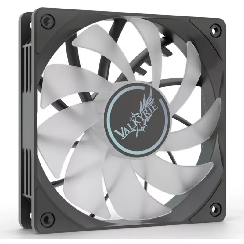 Valkyrie V12R ARGB 120 ventilátor do skrinky, obrátené lopatky, čierny, VK-FANV12RB