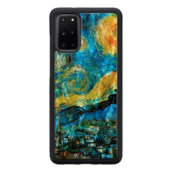 Ochranné puzdro iKins pre Samsung Galaxy S20+ — Hviezdna noc čierne