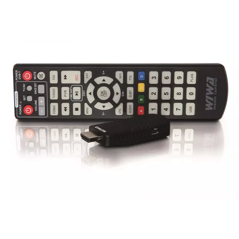 Dekodér tuner TV Wiwaj DVB-T2 Hevec Mini LED