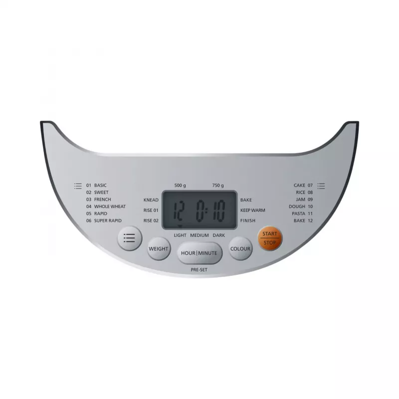 Automat na pečenie chleba BM 3 (biela/strieborná, 600 watt, pre chlieb do 750 g)