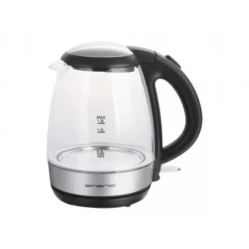 Rýchlovarná kanvica Emerio 1,2L 2200W sklo