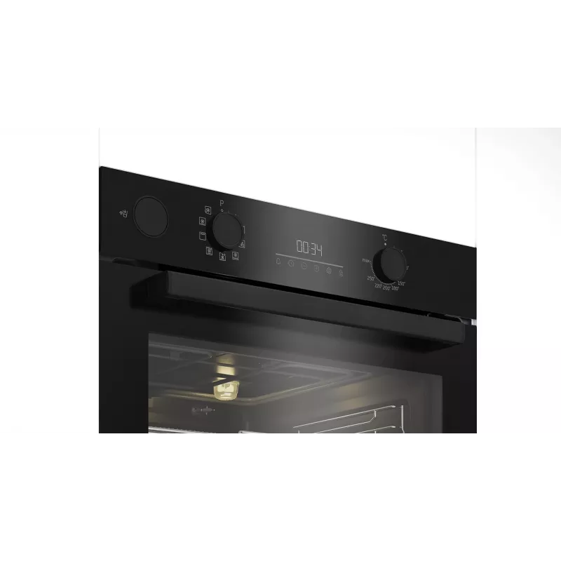 Vstavaná elektrická rúra BEKO BBIS17300BSEA, 60 cm, 72 L, multifunkčná, SteamAid™, Airfry, A+