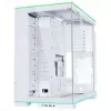 Lian Li O11 Dynamic EVO RGB PC skriňa bundle, Midi-Tower, ARGB, tvrdené sklo + 6x UNI FAN SL-INF Reverse Blade ventilátor - biela