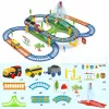 Elektrický vláčik Track King Extralink Kids s lokomotívou a autíčkom na batérie