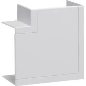 Plochý uholník BR651005H9016 68x100mm OT 80mm hf biely (BR651005H9016)