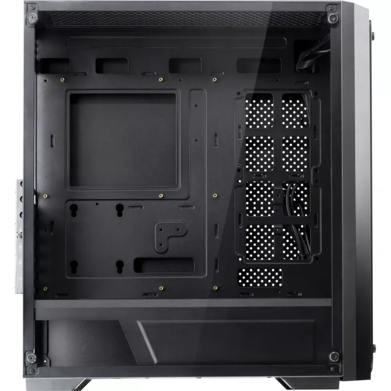 RAIJINTEK PONOS TG4 - Desktop - PC - SPCC - čierna - ATX - EATX - EEB - micro ATX - Mini-ATX - Gaming