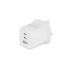 Dicota napájací zdroj - kompaktný, GaN - 65 Watt - 5 A - PD 3.0 - 3 výstupné konektory (2 x USB-C, USB)