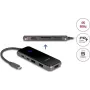 Dokovacia stanica DELOCK USB Type-C 4K HDMI hub SD-/microSD slot PD 3.0 85W (92001)