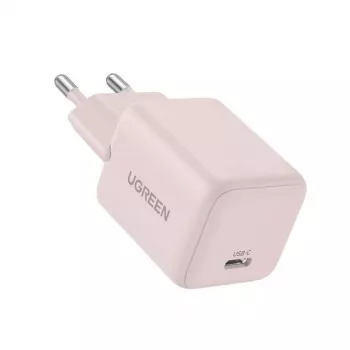 Napájací zdroj UGREEN X512 20W USB-C PD rýchle nabíjanie, ružový, vstup 100–240V, 1× USB-C