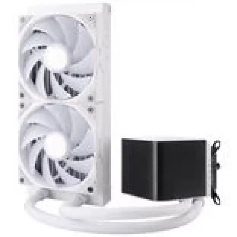 Jonsbo D32 STD PC skriňa + TRYX PANORAMA kompletné kvapalinové chladenie, ARGB - 240 mm, biela