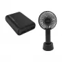 Prenosný ventilátor a powerbanka RealPower PB-10000 mini HD 10000mAh — mobilný set