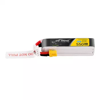 Tattu 3s 550mAh 95C 11.4V HV Lipo batéria s XT30 konektorom Long-Pack konektor