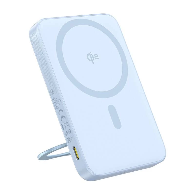 Powerbank Baseus PicoGo Qi2 5000 mAh 20 W modrá prenosná nabíjačka bezdrôtová a káblová